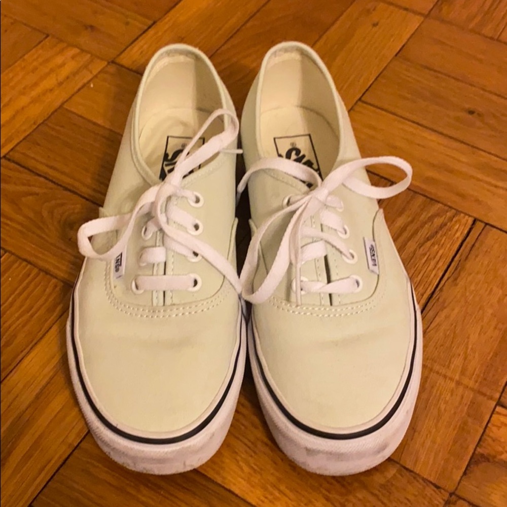 Vans Limited Edition Mint Green Sneakers 7.5